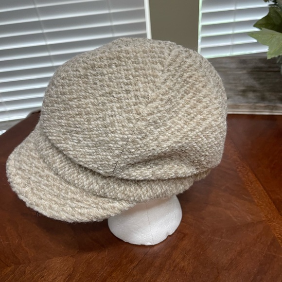 Bordini  Wool Hat Newsboy Style Made In Italy Boho Vintage Preppy Y2K